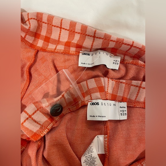 NWT ASOS checkered set - Picture 4 of 4